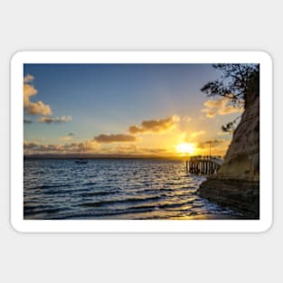 Island Bay Sunset Sticker